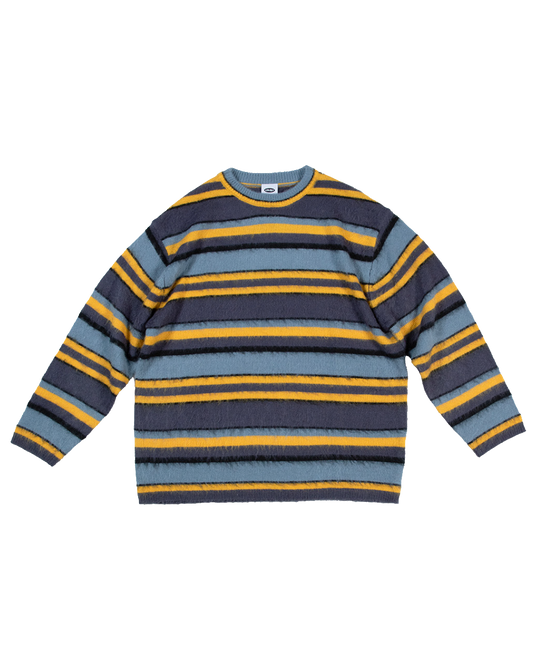DDP Vintage – Pull en maille oversize à rayures