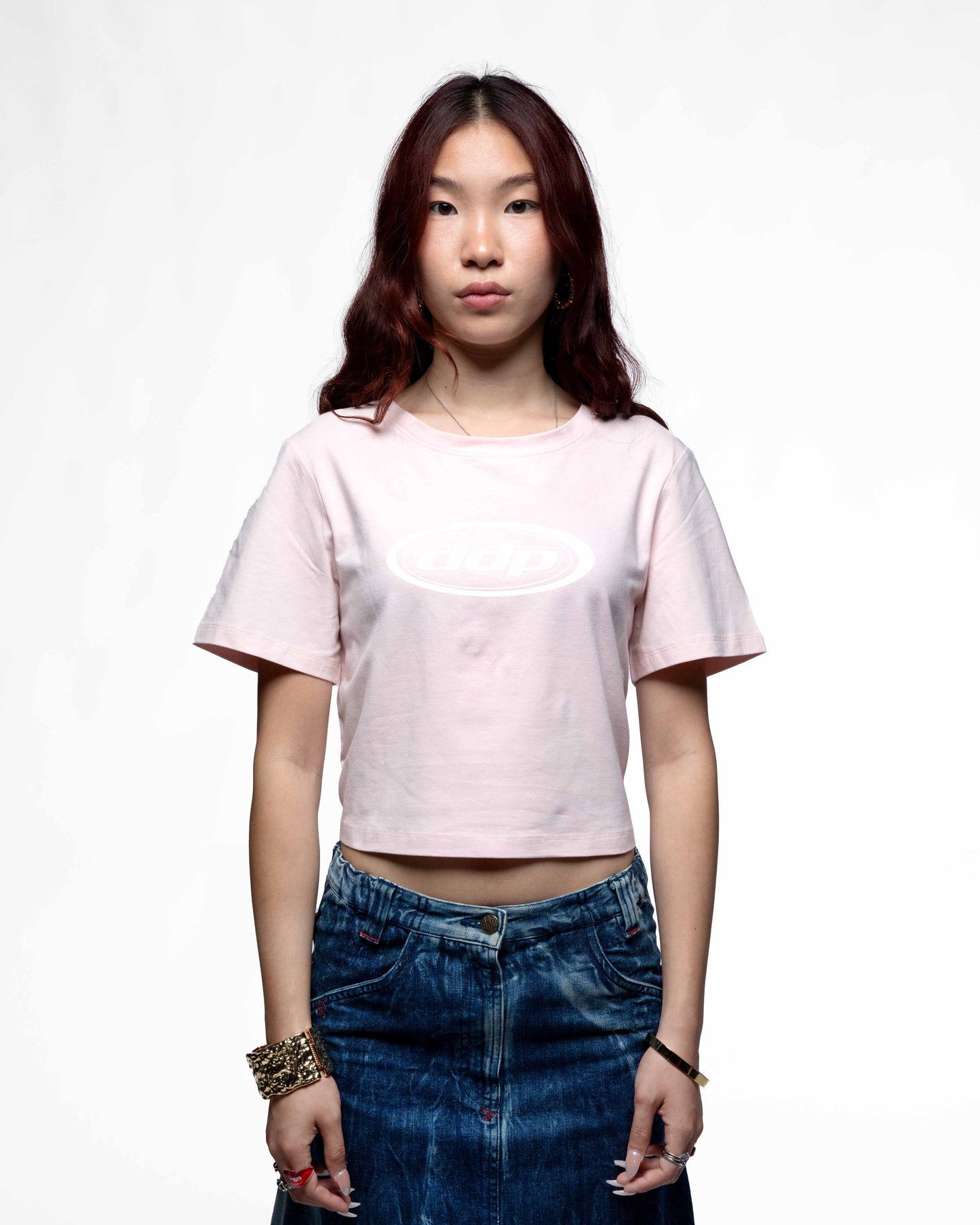DDP95 B&W – Crop tee femme cintré