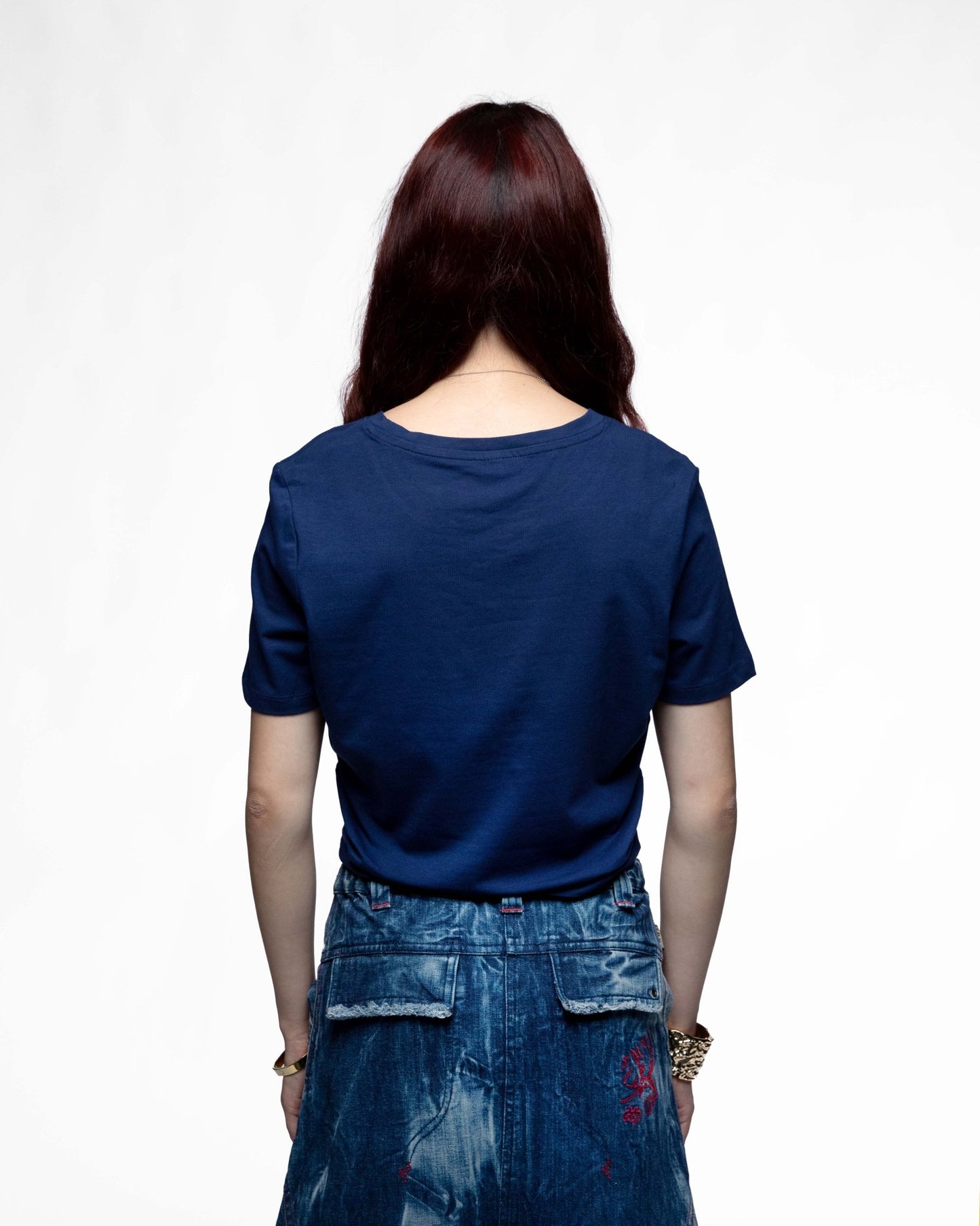 DDP95 – Crop tee femme cintré