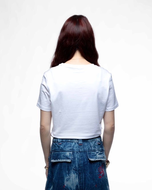 I LOVE DDP – Crop tee femme cintré