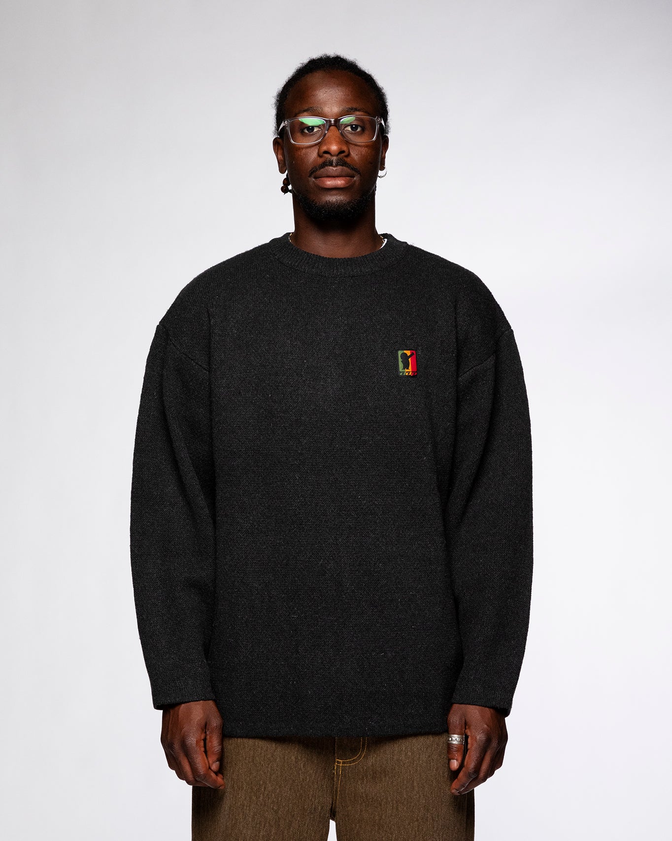 Jah Eggman – Knitwear col rond coupe loose