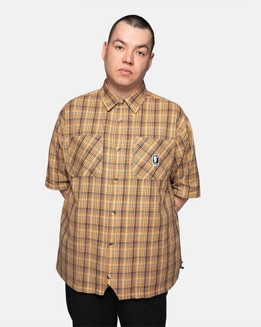 SURCHEMISE SHORTSLEEVE EGGMAN B&W