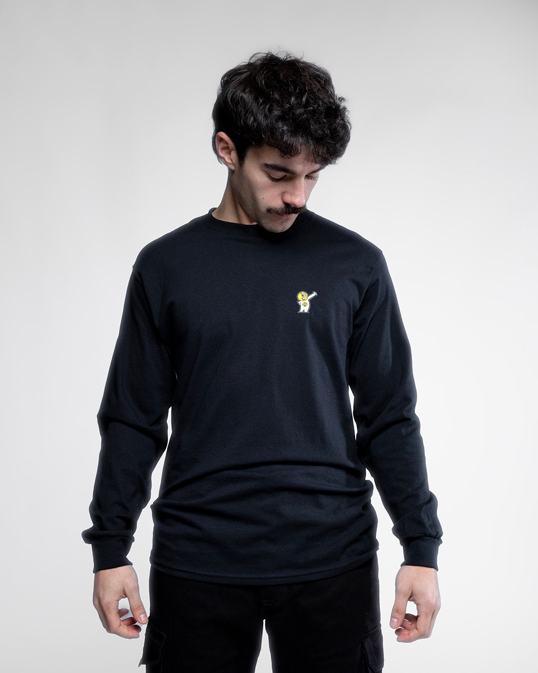 EGGMAN95 – T-shirt manches longues coupe droite