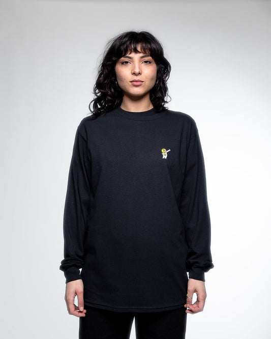 EGGMAN95 – T-shirt manches longues coupe droite