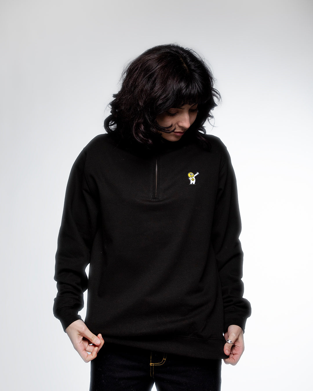 EGGMAN95 – Quarter Zip coupe droite