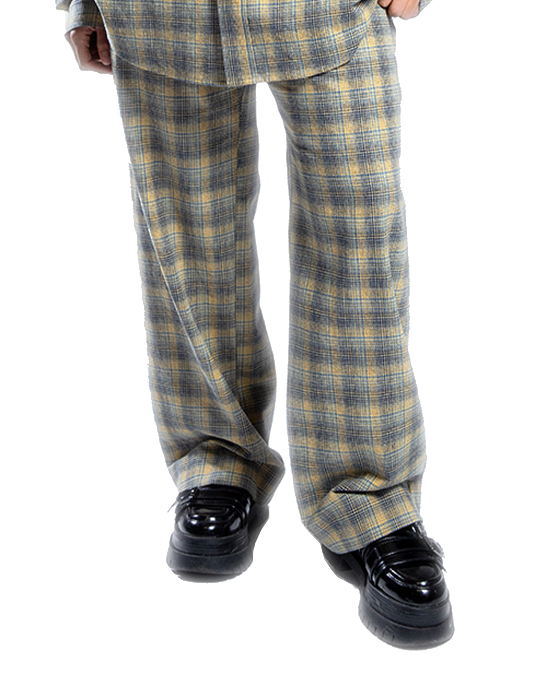 Baggy Carreaux – Pantalon coupe large en coton