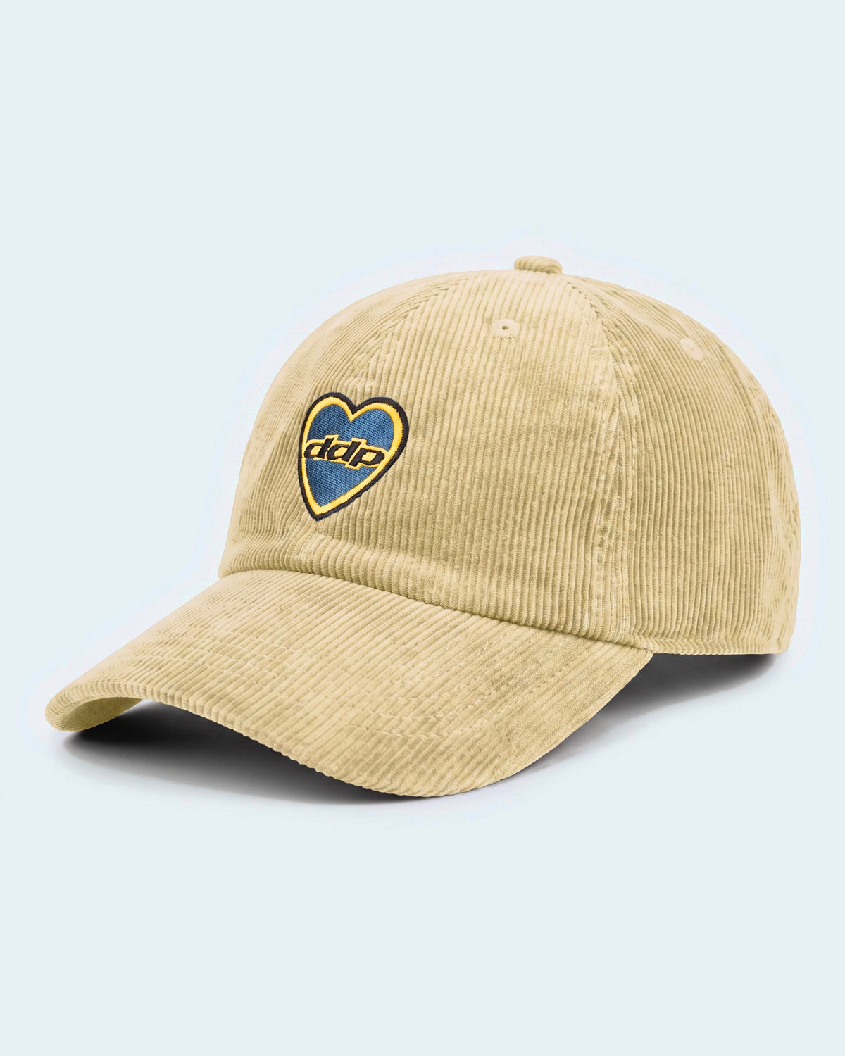 Casquette baseball DDP Heart 95 en velours côtelé