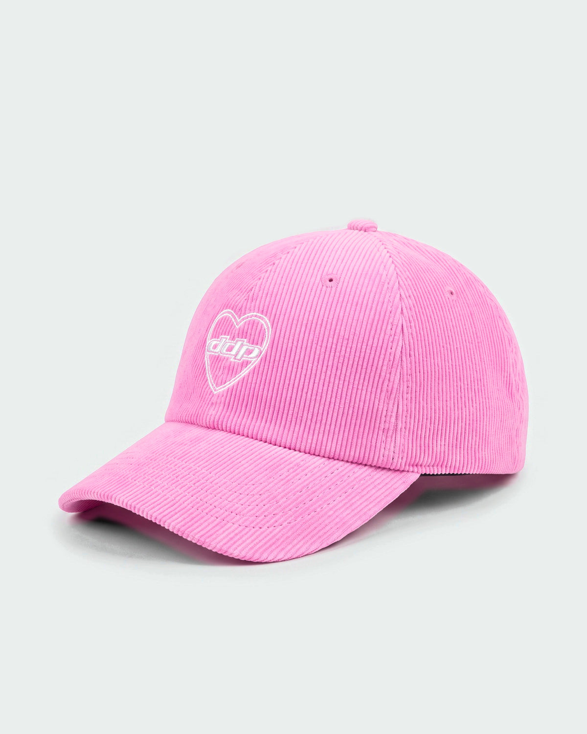Casquette baseball DDP Heart 95 B&W en velours côtelé