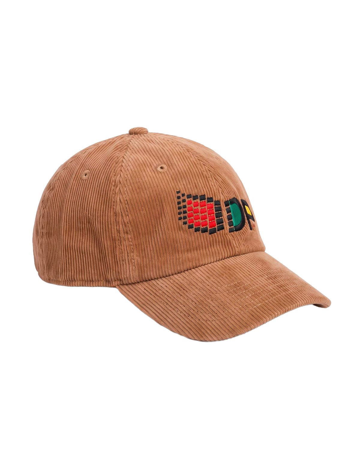 Casquette baseball DDP WINDEGS95 en velours côtelé – coloris Taupe – vue de trois quarts