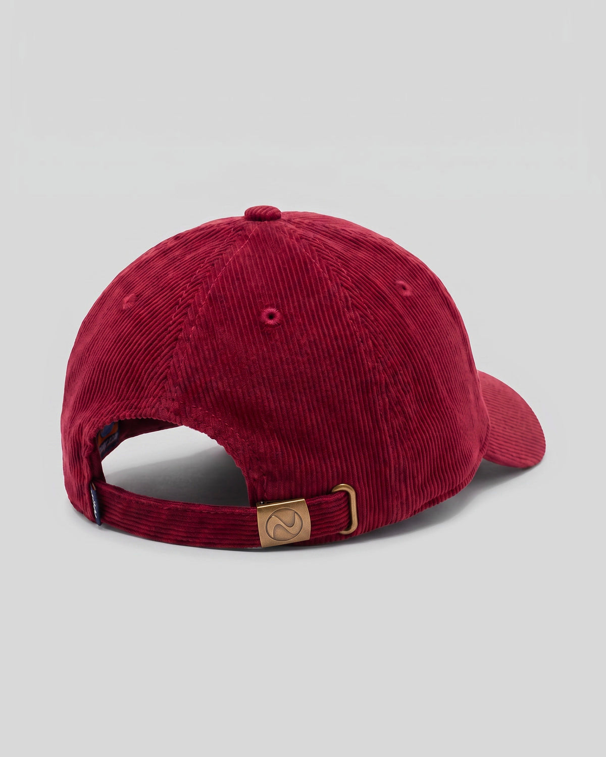 Casquette baseball DDP Fan Logo en velours côtelé – coloris Bordeaux – vue de dos