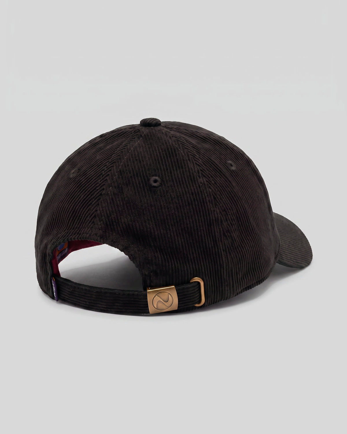 Casquette baseball DDP Fan Logo en velours côtelé – coloris Noir – vue de dos