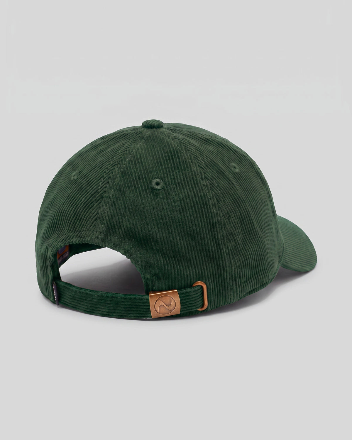 Casquette baseball DDP Fan Logo en velours côtelé – coloris Vert – vue de dos