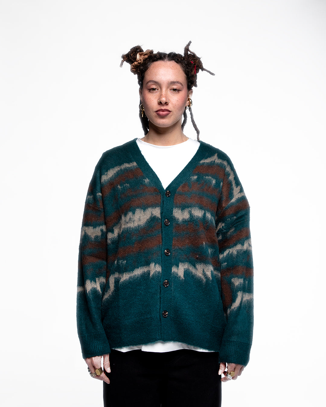 Cardigan Anagram DDP en Maille Brossée