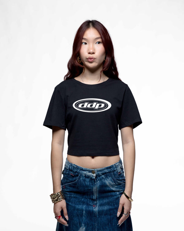 DDP95 B&W – Crop tee femme cintré