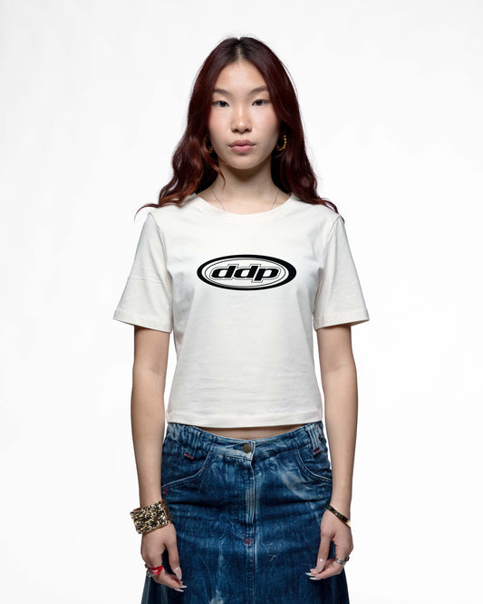 DDP95 B&W – Crop tee femme cintré