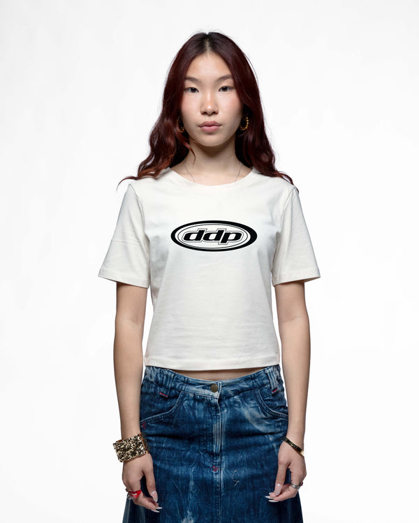 DDP95 B&W – Crop tee femme cintré