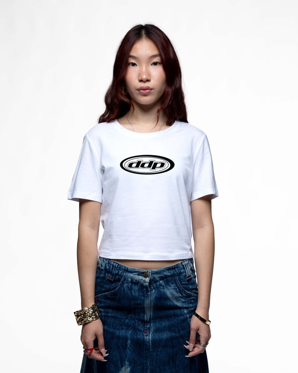 DDP95 B&W – Crop tee femme cintré