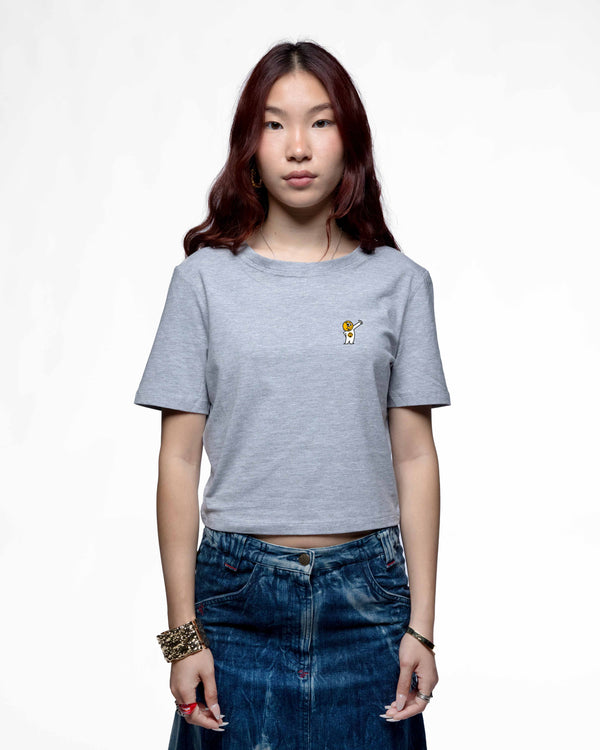 EGGMAN95 – Crop tee femme cintré