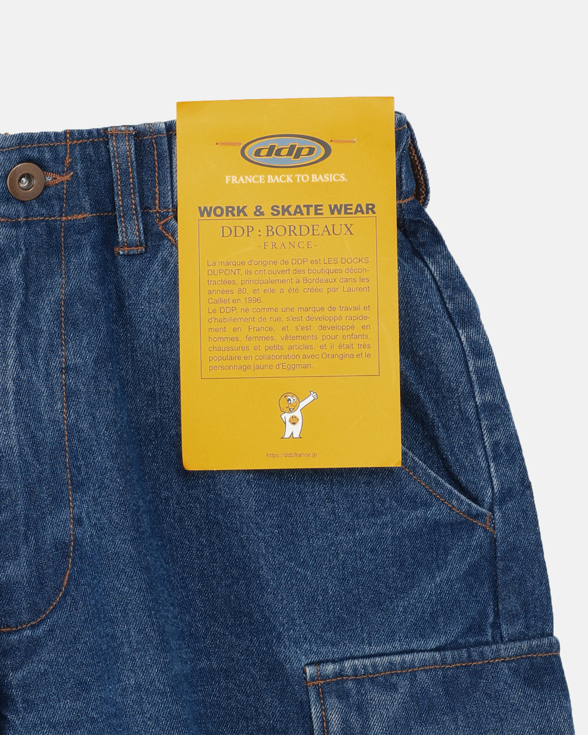 Pantalon Cargo DDP en Denim DDP – vue 7