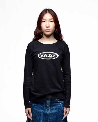 DDP95 B&W – T-shirt manches longues femme coupe droite
