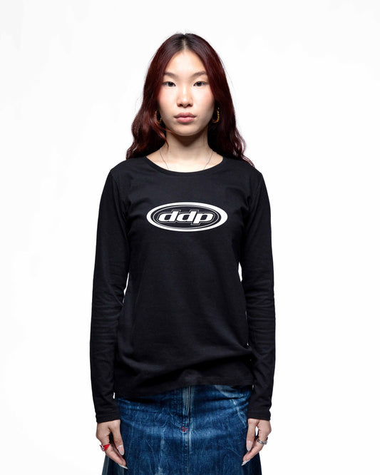 DDP95 B&W – T-shirt manches longues femme coupe droite