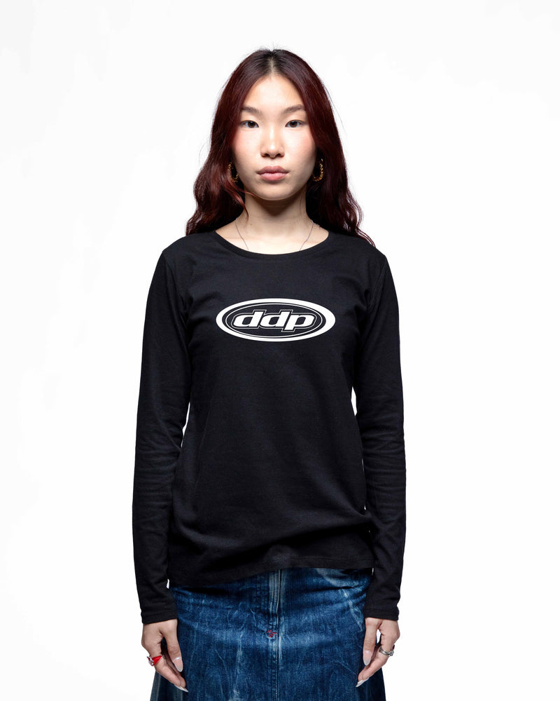 DDP95 B&W – T-shirt manches longues femme coupe droite