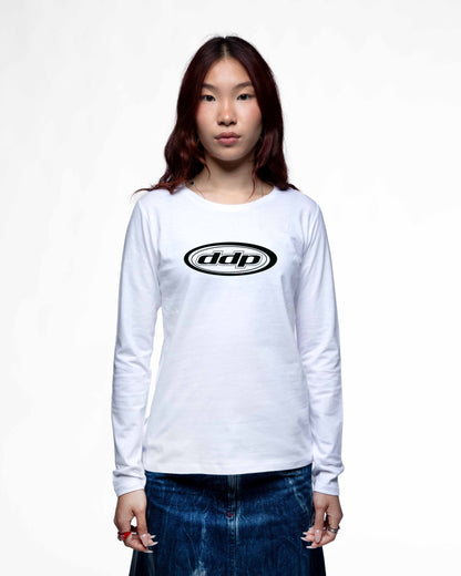 DDP95 B&W – T-shirt manches longues femme coupe droite