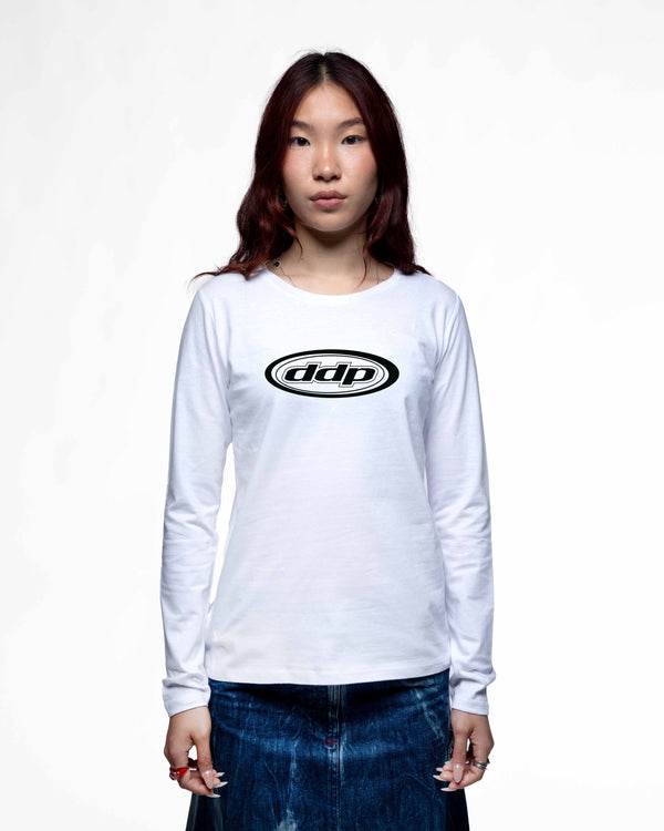 DDP95 B&W – T-shirt manches longues femme coupe droite
