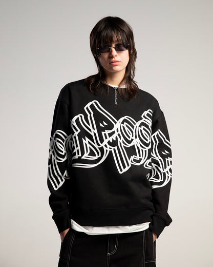 1995 – Sweat col rond coupe droite