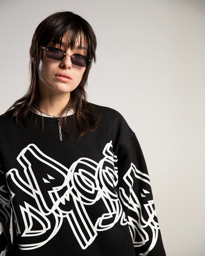 1995 – Sweat col rond coupe droite