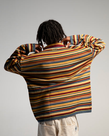 Multico – Pull en laine oversize rayé