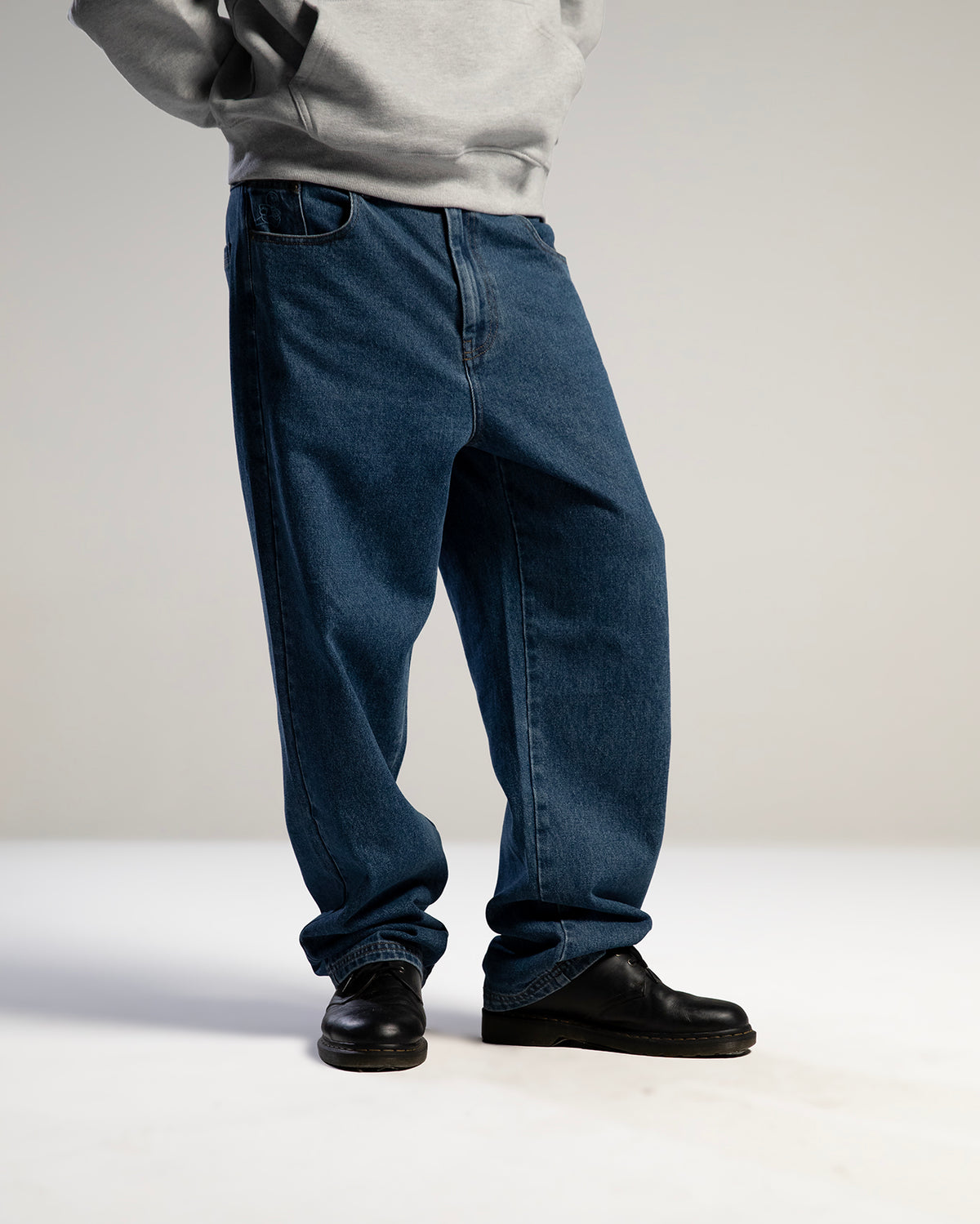 Pantalon coupe droite en denim Denim Pant - DDP - vue detail 6