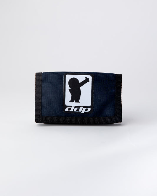 Eggman in B&W – Portefeuille en coton bleu marine