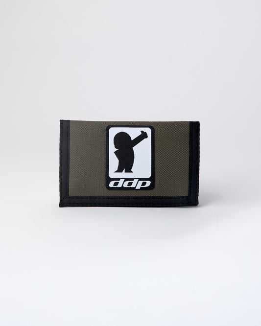 Eggman in B&W – Portefeuille en coton kaki