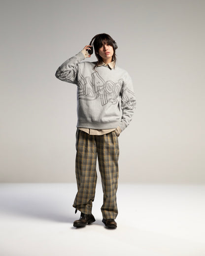 Baggy Carreaux – Pantalon coupe large en coton