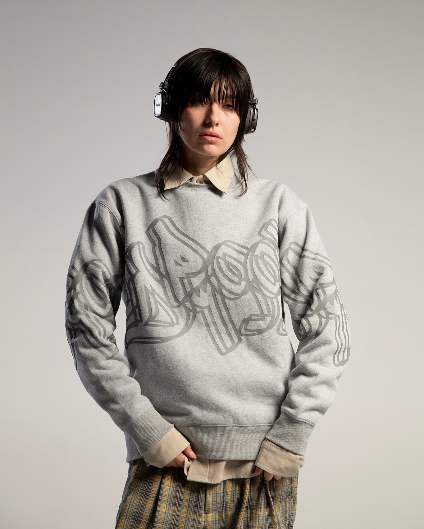 1995 – Sweat col rond coupe droite