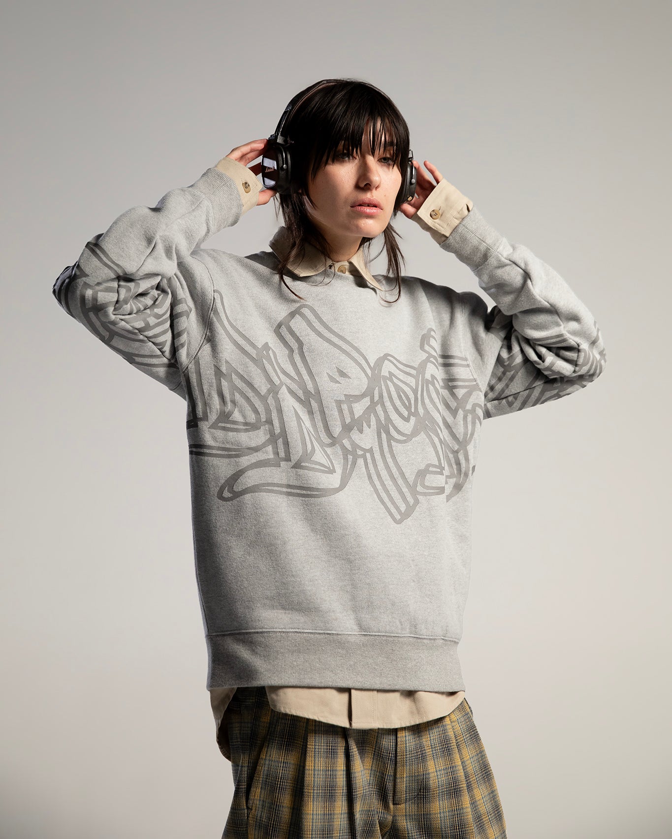 1995 – Sweat col rond coupe droite