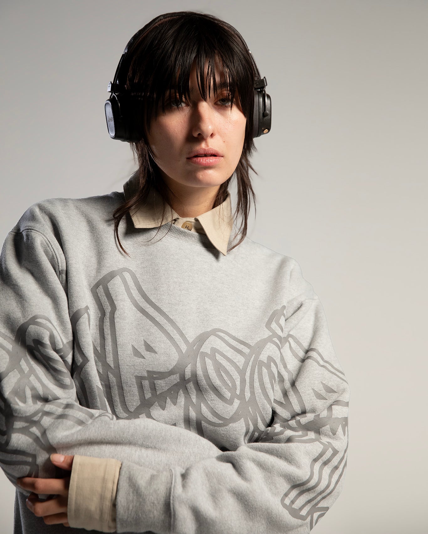 1995 – Sweat col rond coupe droite