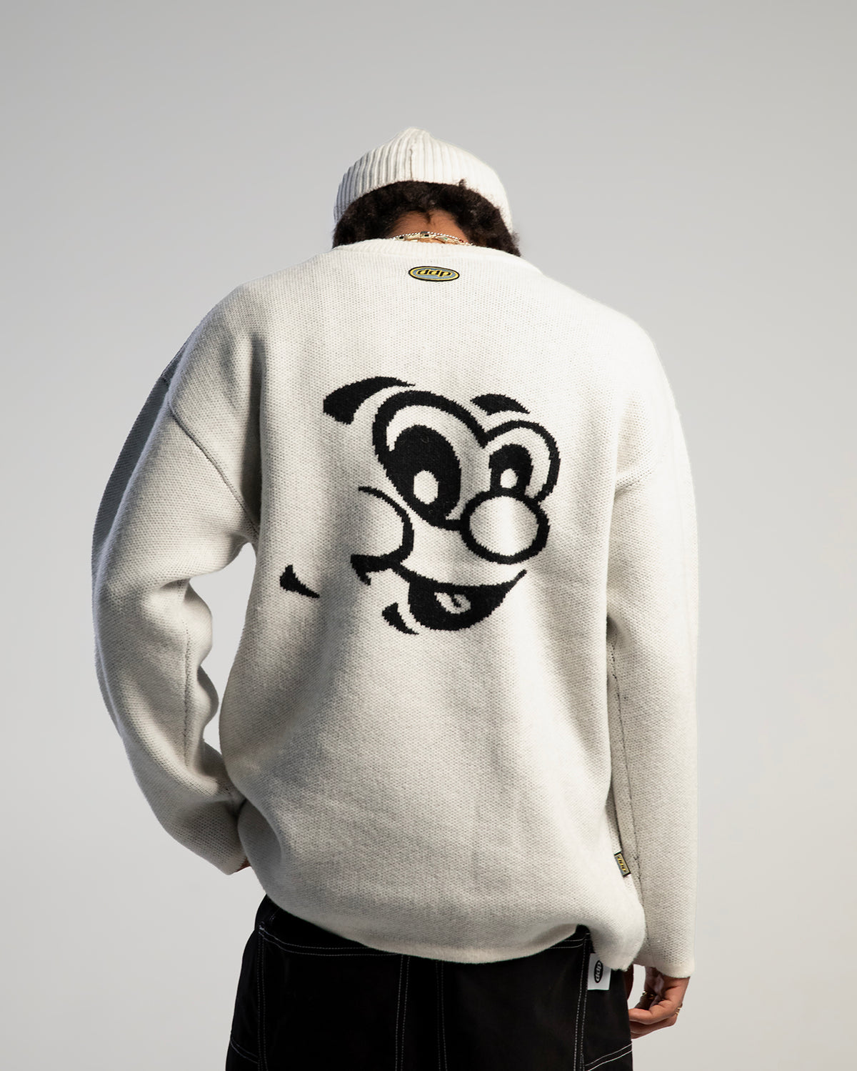 Pull en laine coupe droite Eggman - DDP - vue detail 4