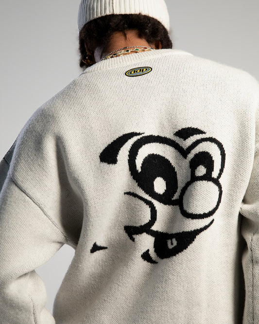 Eggman – Pull en laine coupe droite