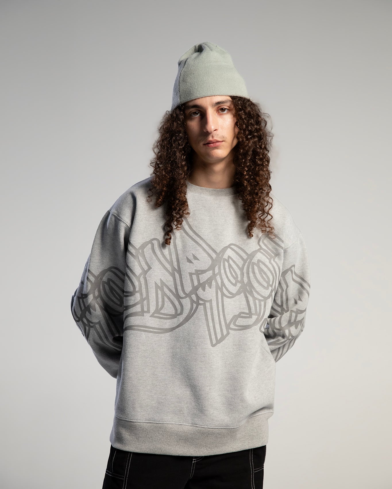 1995 – Sweat col rond coupe droite