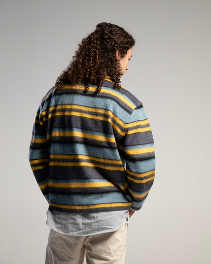 DDP Vintage – Pull en maille oversize à rayures