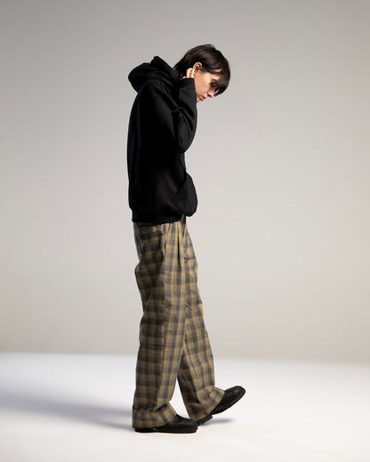 Baggy Carreaux – Pantalon coupe large en coton