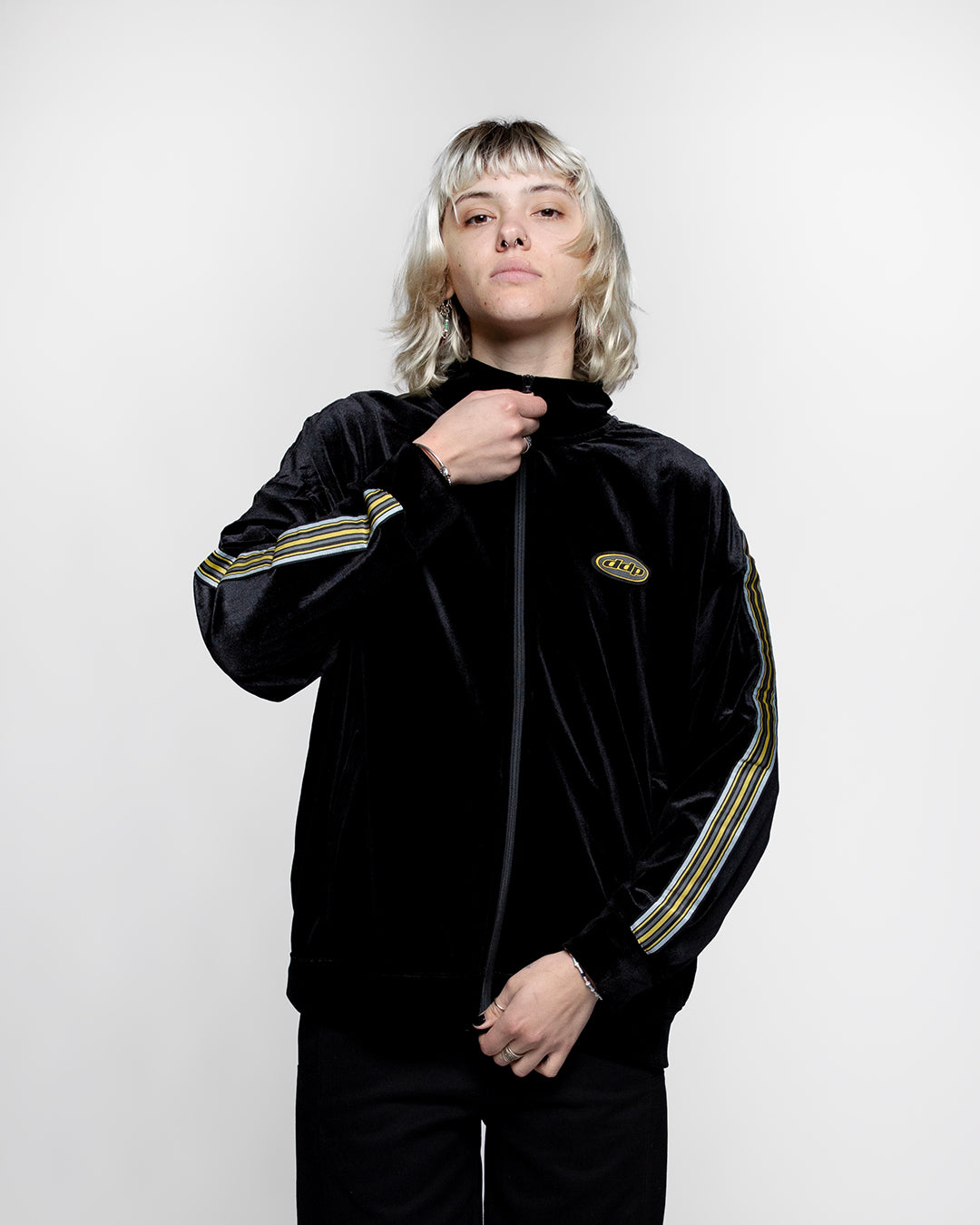 Track Jacket DDP zippée en velours