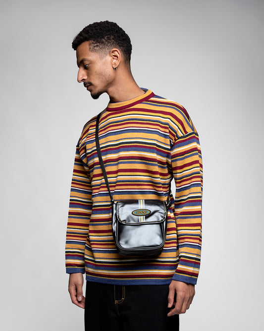 Multico – Pull en laine oversize rayé