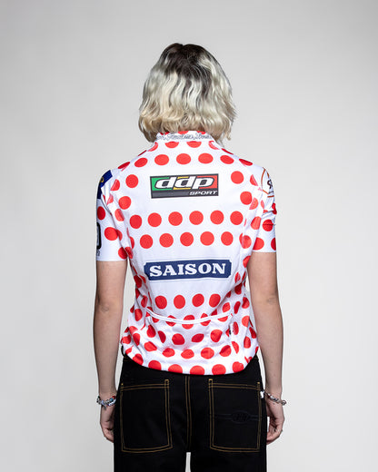 T-shirt DDP x SAISON blanc et rouge - vue detail 2