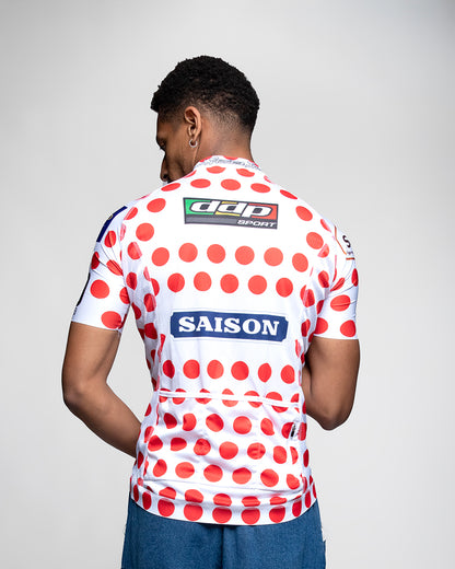 T-shirt DDP x SAISON blanc et rouge - vue detail 3