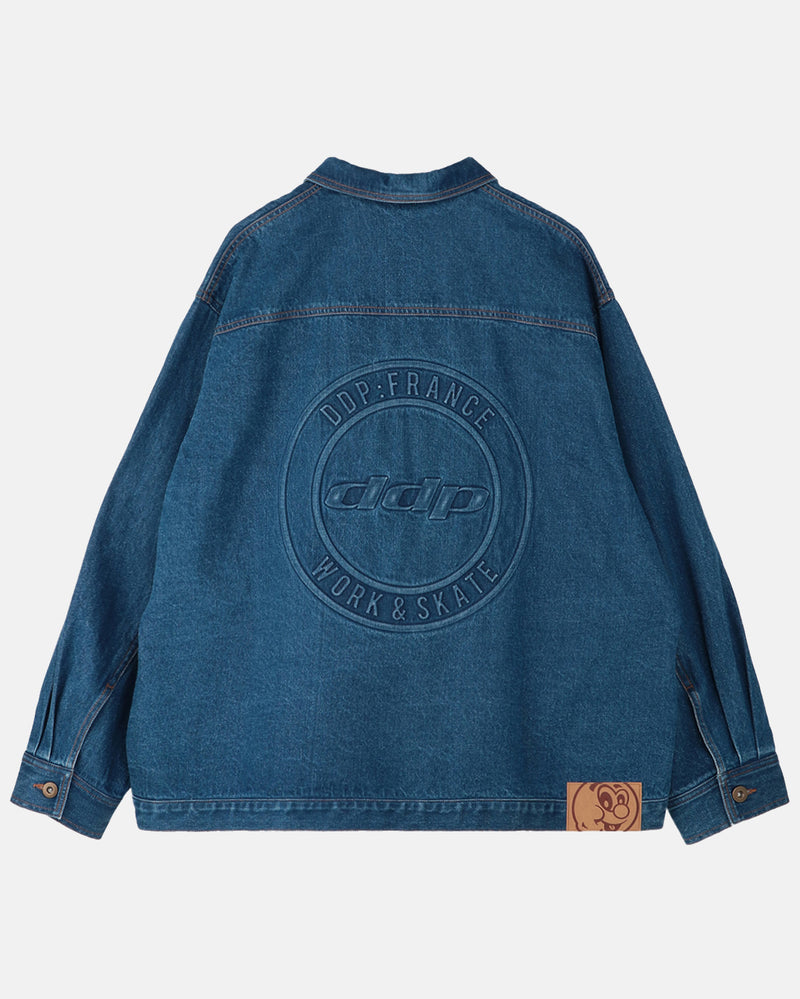 DENIM COACH JACKET
