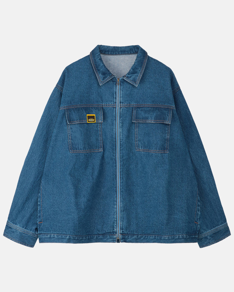DENIM COACH JACKET