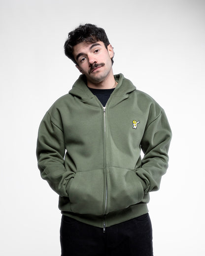 EGGMAN95 – Hoodie Zippé